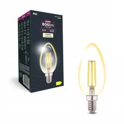 Filamentti-LED-kynttilälamppu C37 E14 5,5 W 3000 K