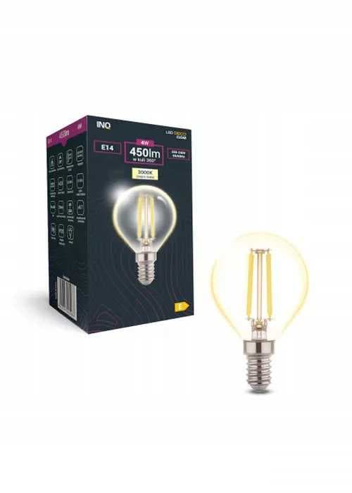LED-filamenttilamppu G45-pallo E14 4W 3000K