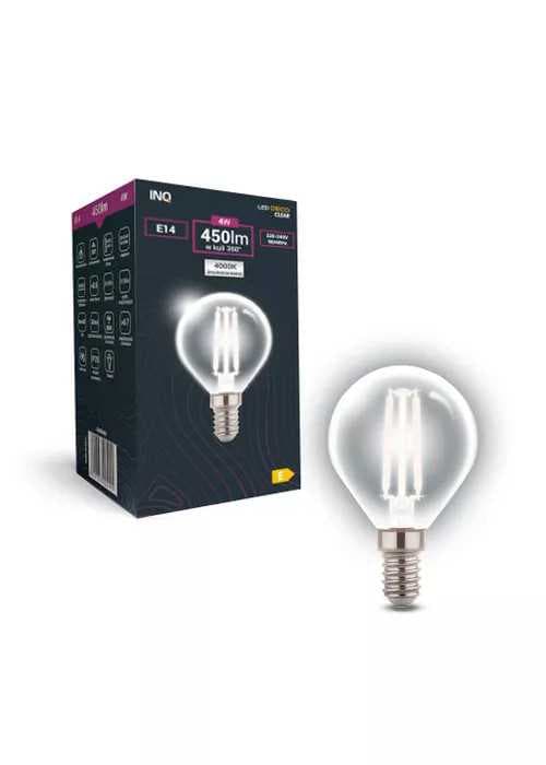 LED-filamenttilamppu G45-pallo E14 4W 4000K