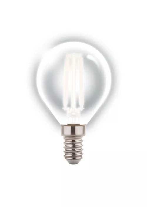 LED-pære med glødetråd G45 kugle E14 5,5W 4000K
