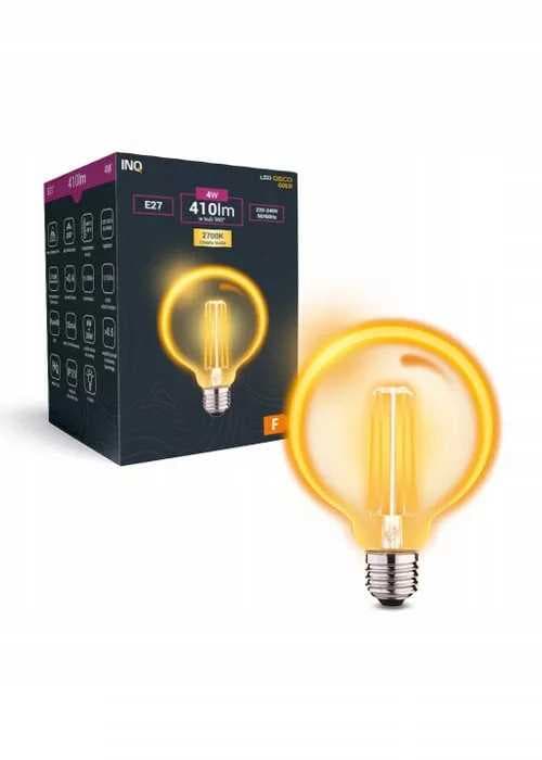 LED-glödlampa GULD G80 globformad E27 4W 2700K