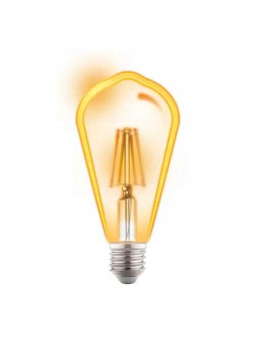 LED-pære GULD ST64 E27 8W 2700K