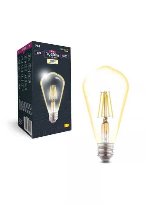 Filamentti-LED-lamppu ST64 E27 8W 3000K
