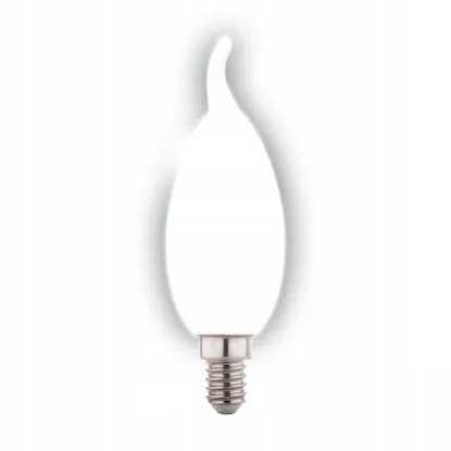 LED-pære C37 flamme MAT E14 4W 4000K