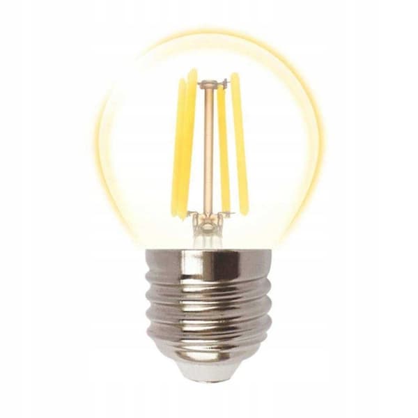 LED-pære med glødetråd G45 kugle E27 5,5W 3000K