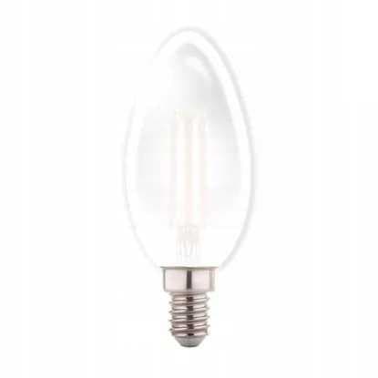 Filament LED C37 kertepære E14 4W 4000K