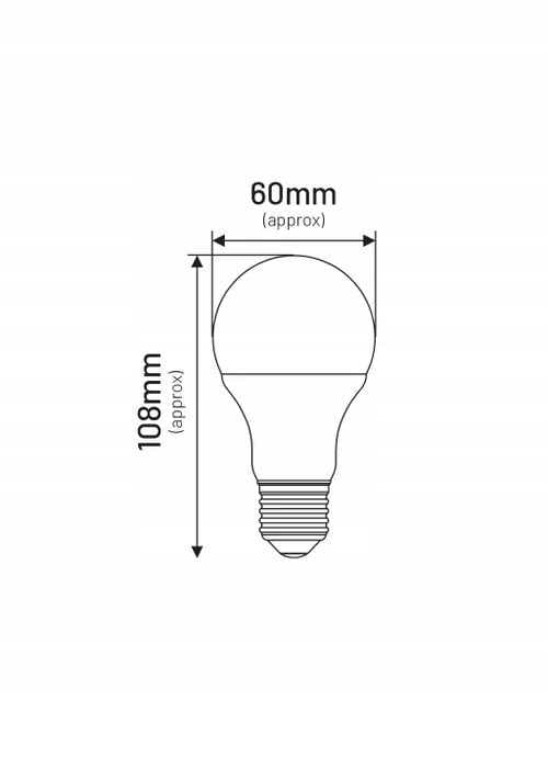 LED-pære A60 E27 7W PÆRE 600LM 6000K
