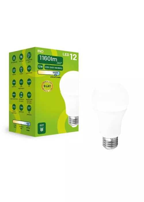 LED-lampa A60 E27 12W Glödlampa 1160 LM 6000K