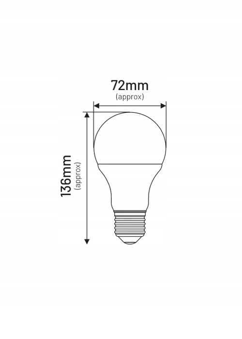 LED-pære A70 E27 17W PÆRE 1710LM 4000K