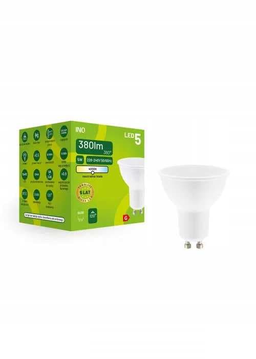 LED-pære MR16 GU10 5W 380lm 4000K INQ