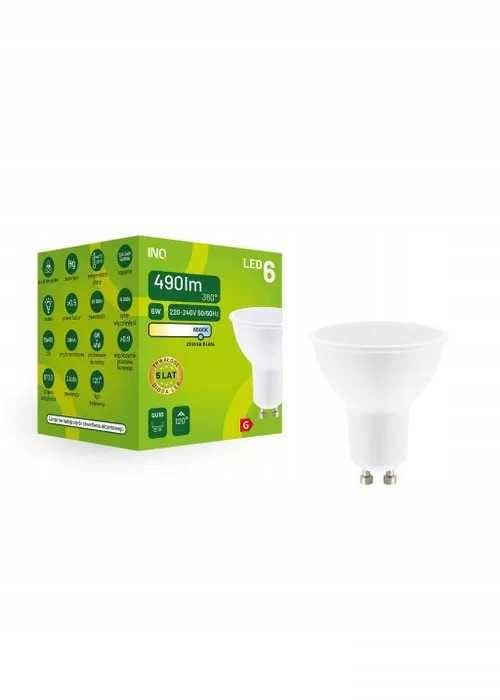 LED-pære MR16 GU10 6W 490lm 6500K INQ