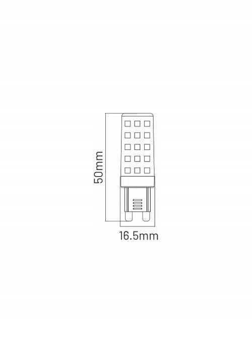 G9 LED-lampa 3,4W 400lm 4000K INQ