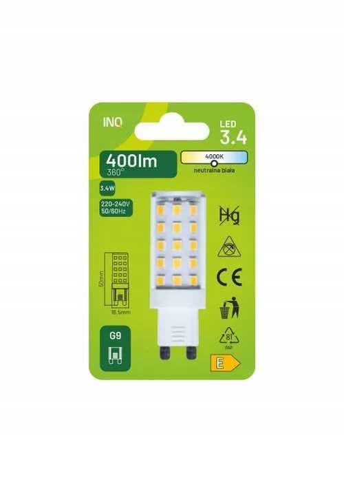 G9 LED-lampa 3,4W 400lm 4000K INQ