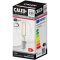 Miniatyrbillede 3 af 5: E14 LED-pære - CALEX - BALL P45 - Lige glødetråd - 3,5 W - 250 lm - 2700 K - Dæmpbar - Transparent