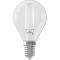 Miniatyrbillede 1 af 5: E14 LED-pære - CALEX - BALL P45 - Lige glødetråd - 3,5 W - 250 lm - 2700 K - Dæmpbar - Transparent