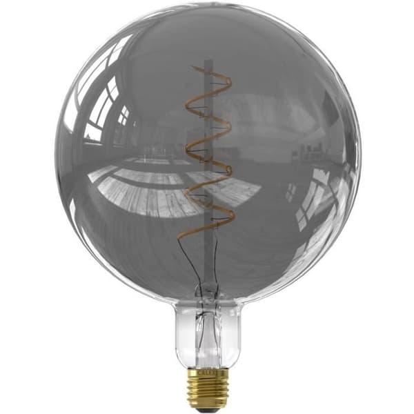 E27 LED-pære - CALEX - G200 SMART LED - 5 W - 130 lm - 2100 K - Dæmpbar - Titanium