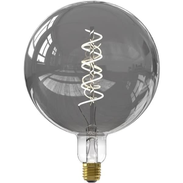 E27 LED-pære - CALEX - G200 SMART LED - 5 W - 130 lm - 2100 K - Dæmpbar - Titanium