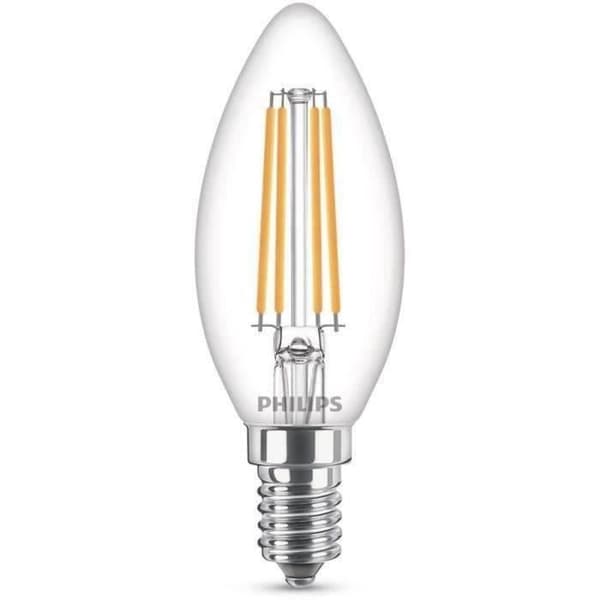 Philips LED-pære tilsvarende 60W E14 Kold hvid Kan ikke dæmpes