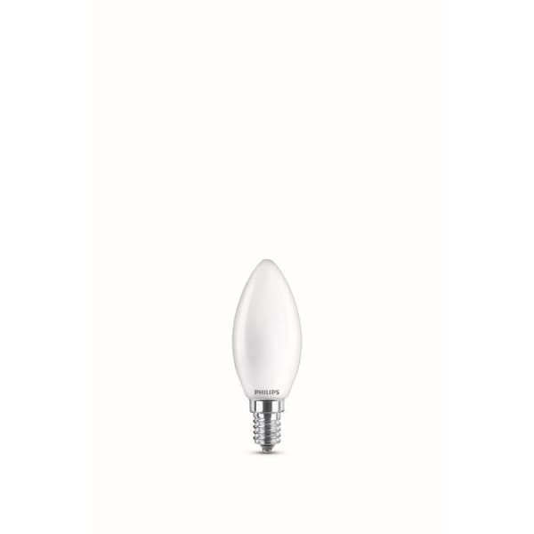 PHILIPS LED Classic 40W Flame E14 Varm Hvid Matteret Ikke-Dæmpbar