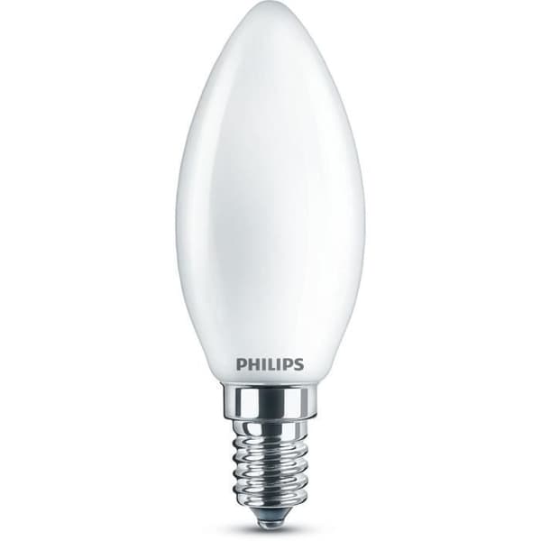 PHILIPS LED Classic 40W Flame E14 Varm Hvid Matteret Ikke-Dæmpbar