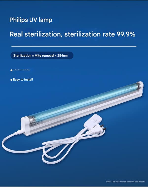 Philips UV-desinfektionslampe: bakteriedræbende lampe til medicinsk brug, effektiv sterilisering for at beskytte sundheden