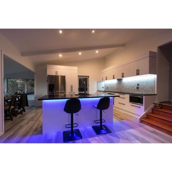 Wi-Fi + BT-tilsluttet LED-strip, RGB-farver + justerbar hvid, længde 3m - Konyks Dallas Easy