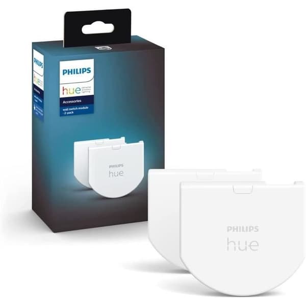 Vægkontaktmodul - PHILIPS HUE - 2-pak - Hvid - Alexa-kompatibel - Indendørs