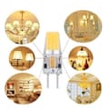 Miniatyrbillede 11 af 11: 6stk gy6.35 pære 5w ac dc12v cob pære energibesparende silikone loftspære pære til stue