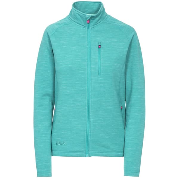 Trespass Womens/Ladies Erinn DLX Fleece Jacket Ocean Green Marl XXS