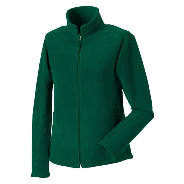 Russell Colours Ladies Full Zip Outdoor Fleece Jacket med fuld lynlås til damer
