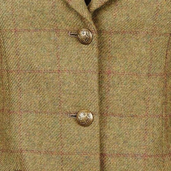 Dublin Kvinder/damer Albany Tweed Faux Suede Collar Tailored Jacket
