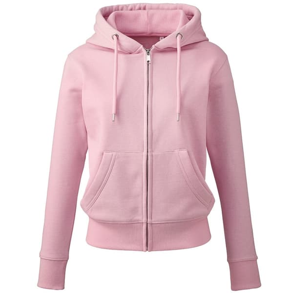 Anthem Womens/Ladies Organic Full Zip Hoodie