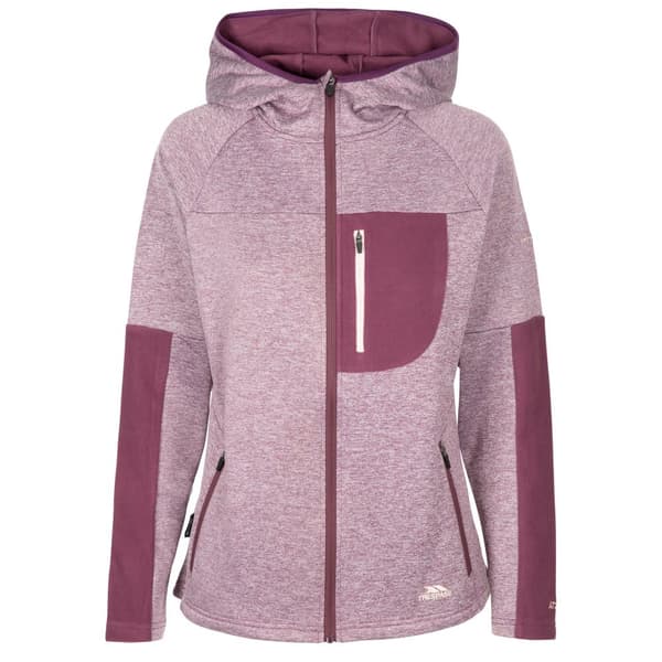 Trespass Kvinnor/Damer Trullo Melange AT200 Fleecejacka Damson Marl XS