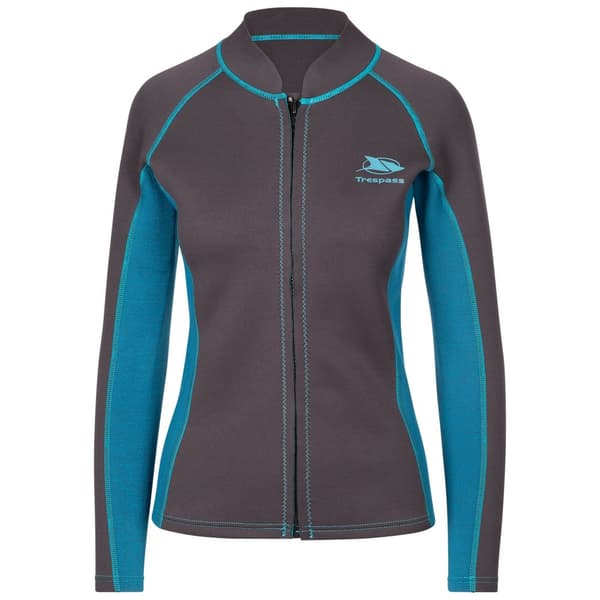 Trespass Womens/Ladies Skippor Full Zip Jacket Dark Grey M