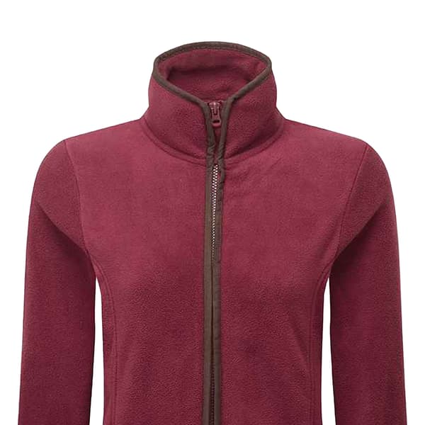 Premier Dame/kvinder Artisan Fleecejakke med kontrastfarvet trim