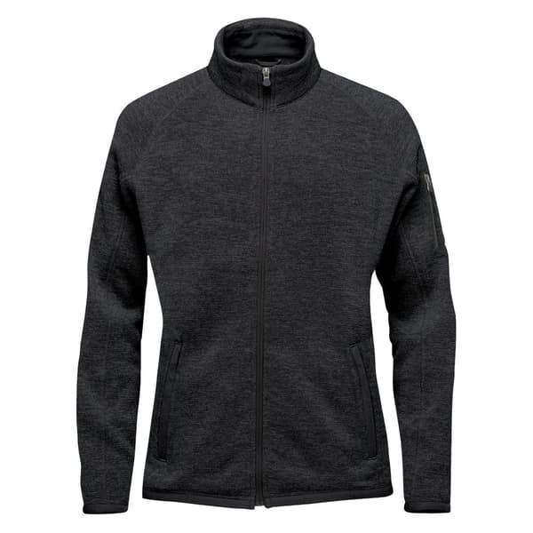 Stormtech Womens/Ladies Avalante Heather Full Zip Fleece Jacket Black M