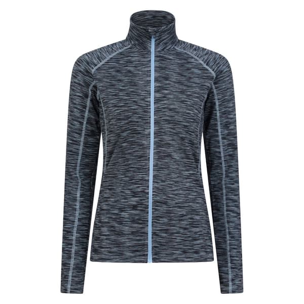 Mountain Warehouse Womens/Ladies Bend & Stretch Full Zip Midlayer Dark Blue 10 UK