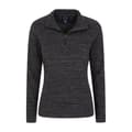 Miniatyrbilde 4 av 4: Mountain Warehouse Womens/Ladies Snowdon Melange Fleece Top