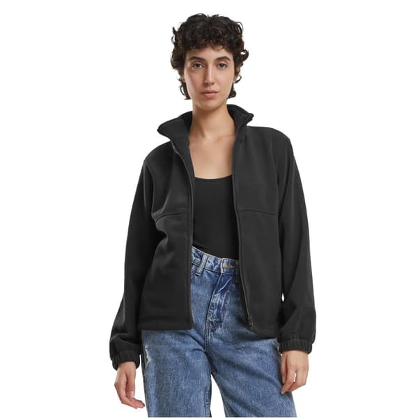 Urban Classics Womens/Ladies Plain Polar Fleece Double Layer Jacket