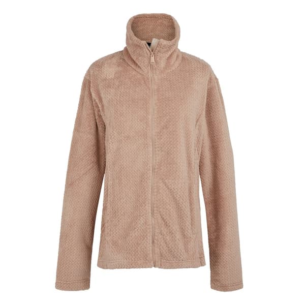 Regatta Womens/Ladies Heidy Fluffy Full Zip Fleece Jacket Warm Taupe 14 UK