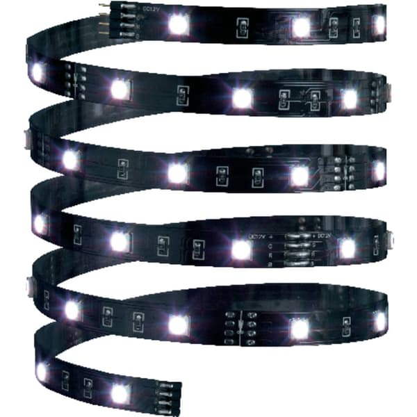 Paulmann YourLED Eco 70252 LED-list med kontakt 12 V 3 m RGB 1 st Svart