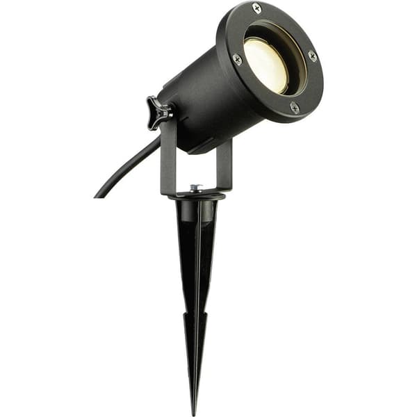 SLV 227410 Nautilus Spike LED-trädgårdsstrålkastare LED, Lågenergilampa, Halogen GU10 11 W Svart