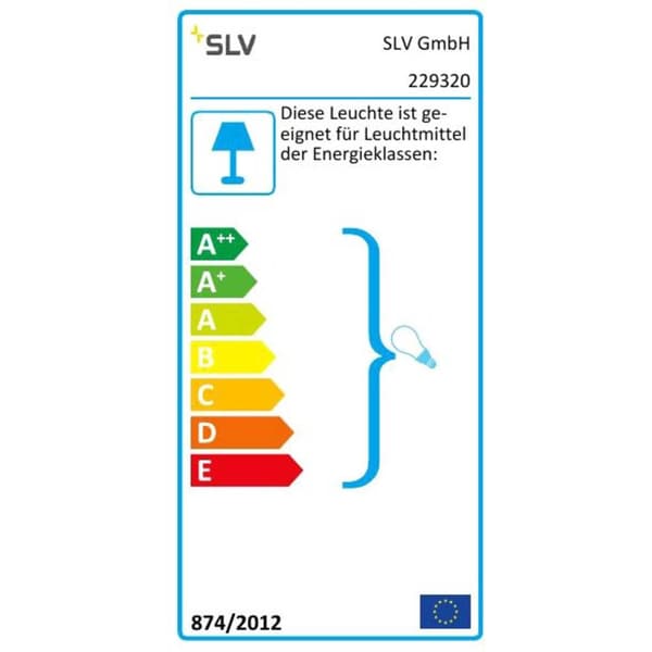 SLV Dasar 115 229320 Utomhusbelysning inbyggnad GU10 Halogen 35 W Aluminium