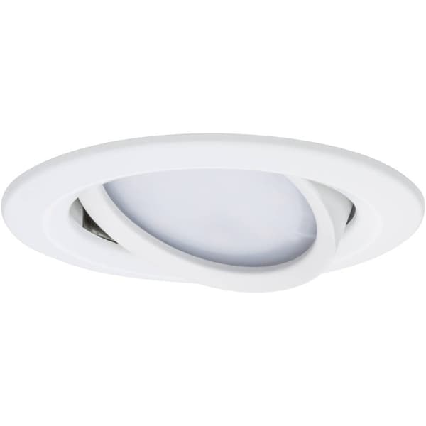 Paulmann 93876 Coin Slim LED-inbyggnadsbelysning LED LED fast installerad 6 W Matt vit