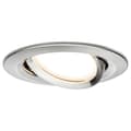 Miniatyrbild 2 av 4: Paulmann 93878 Coin Slim LED-inbyggnadsbelysning Set 3 st LED LED fast installerad 18 W Järn (borstad)