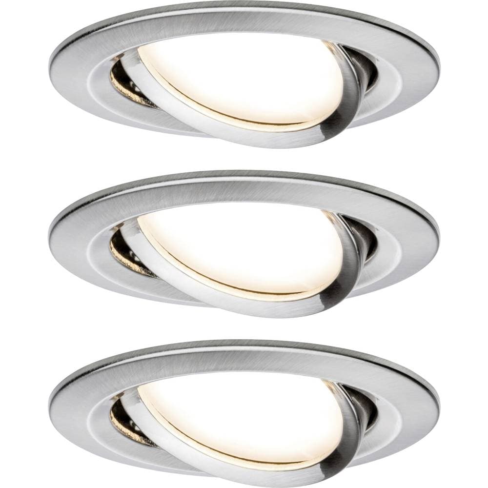 LED-inbyggnadsbelysning Paulmann Coin Slim 93878 LED fast installerad N/A Max. effekt: 18 W Varmvit N/A