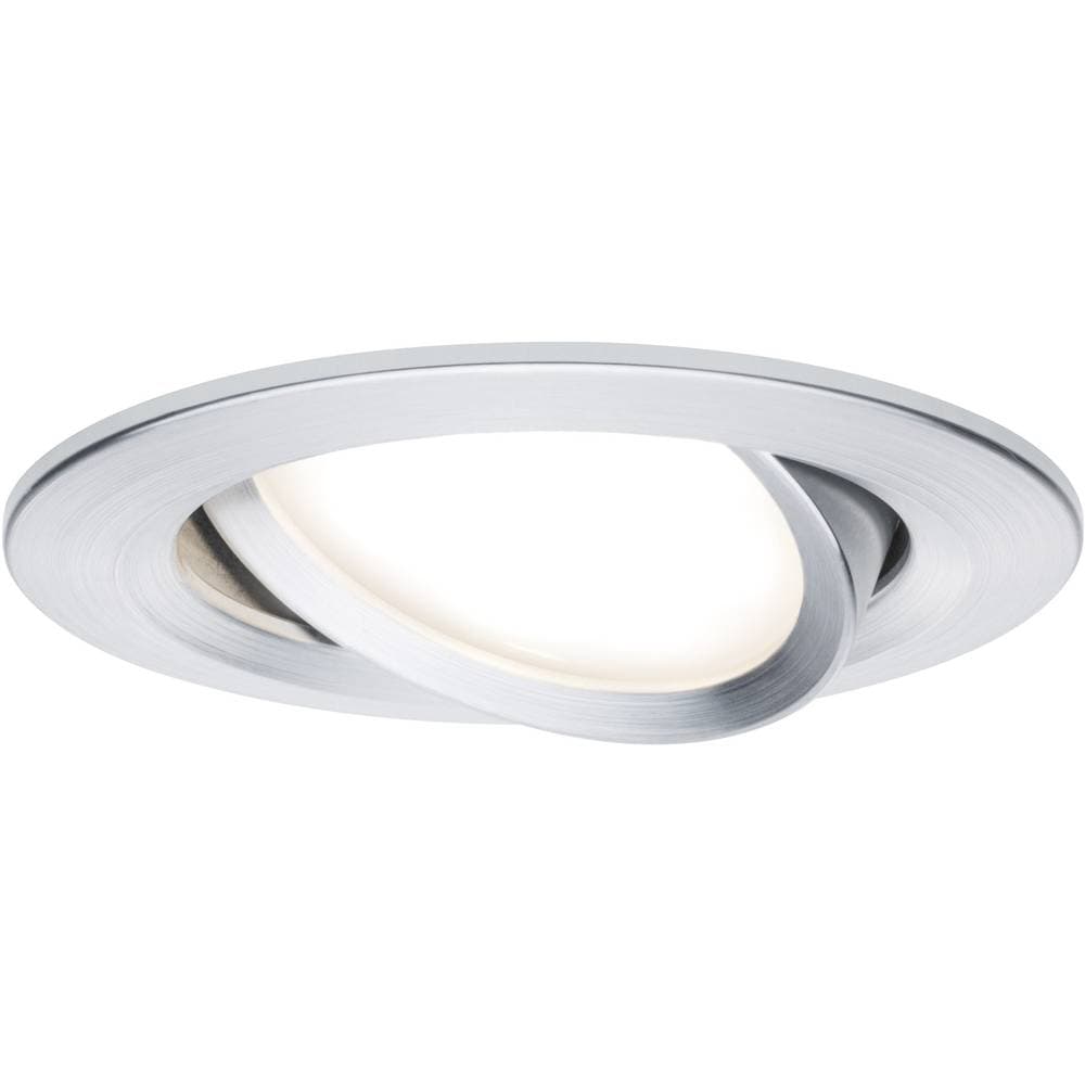 LED-inbyggnadsbelysning Paulmann Coin Slim 93902 LED fast installerad N/A Max. effekt: 6 W Varmvit N/A