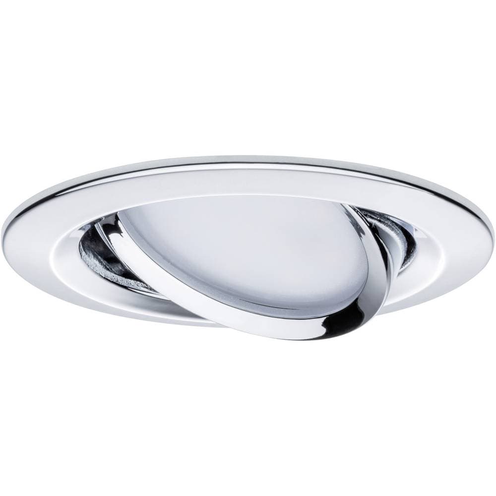 LED-inbyggnadsbelysning Paulmann Coin Slim 93880 LED fast installerad N/A Max. effekt: 6 W Varmvit N/A