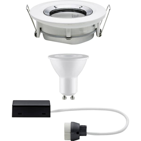 Paulmann Nova Badrumsbelysning downlight LED GU10 7 W IP65 Matt vit, Krom Krom, Vit