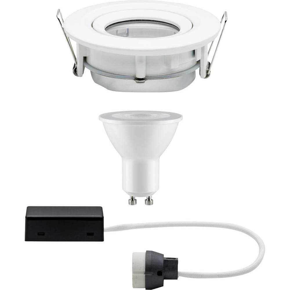 Badrumsbelysning downlight Paulmann Nova 92897 GU10 N/A Max. effekt: 7 W Varmvit N/A